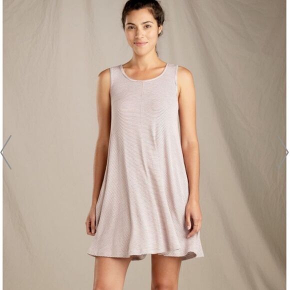 Toad&Co Daisy Rib Sleeveless Dress Size Medium - Picture 1 of 9